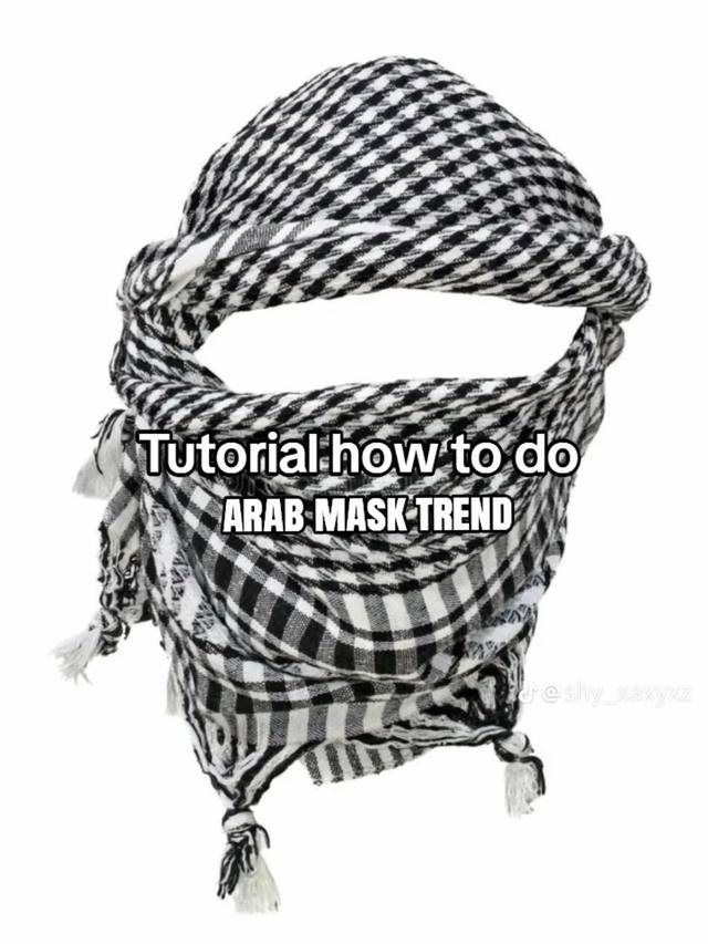 Arab mask tutorial ☺️☺️