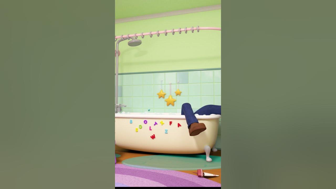 What a Mess! Clumsy Daddy 🛁🤭 #lellobee #shorts #clumsy #bathsong | Nursery Rhymes for Babies