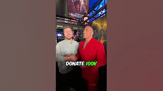 The Rock Vs MrBeast For $100,000