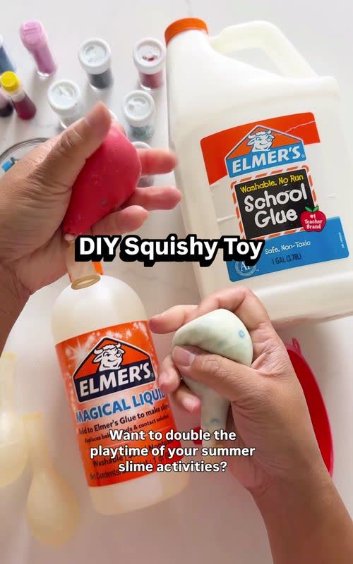 Want to double the playtime of your summer slime activities? - TikTok hook example