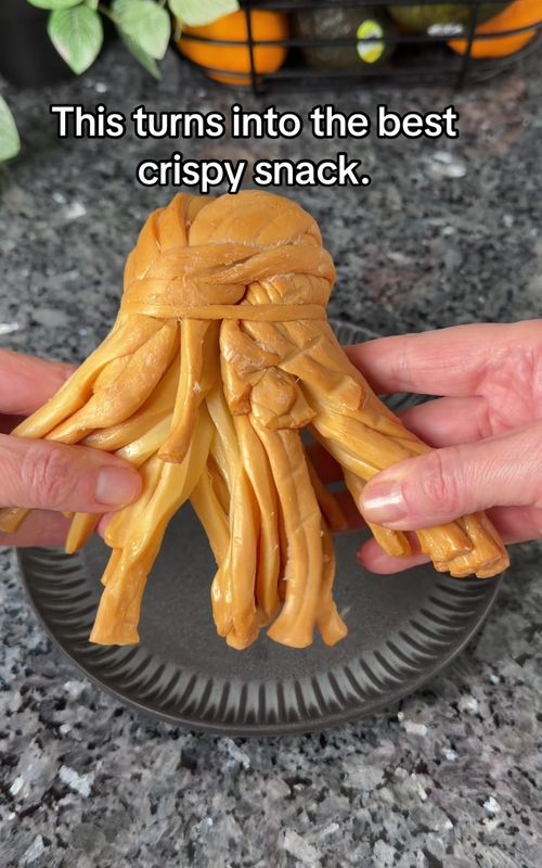 This turns into the best crispy snack. - TikTok hook example
