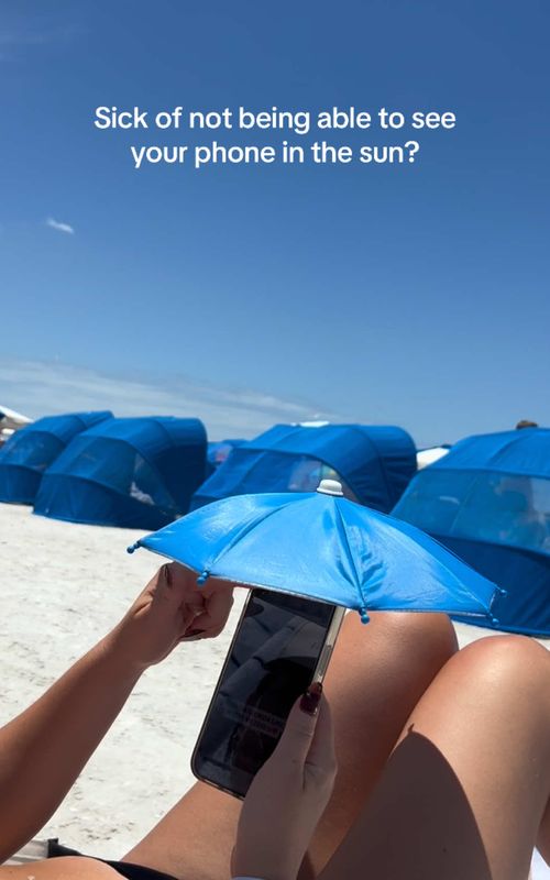 Sick of not being able to see your phone in the sun? - TikTok hook example