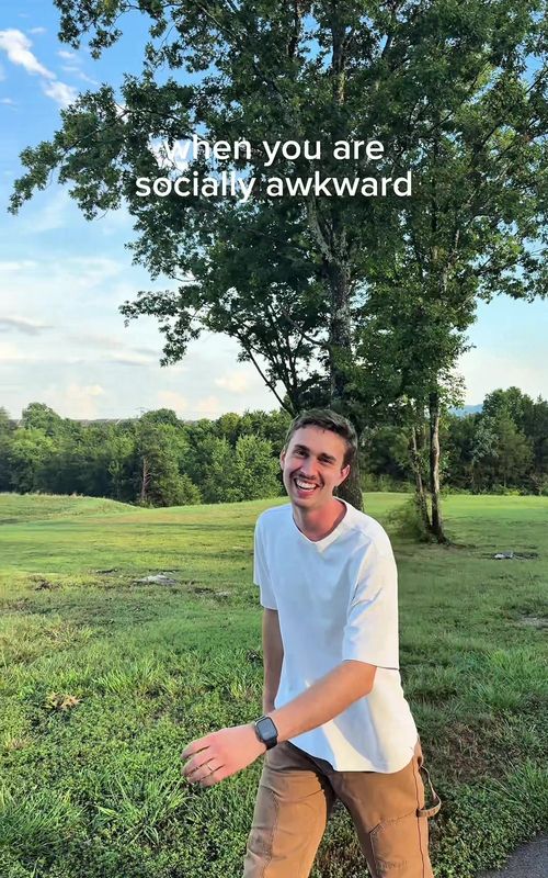 when you are socially awkward - TikTok hook example