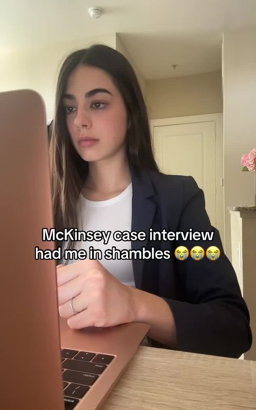 McKinsey case interview had me in shambles - TikTok hook example