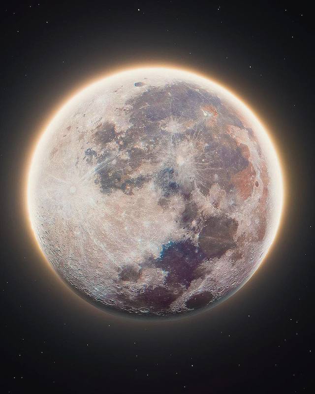 blue moon looks very beautiful 🌕 #bluemoon #moon #universe #Astronomy #space #aesthetic #fyp #foryou 