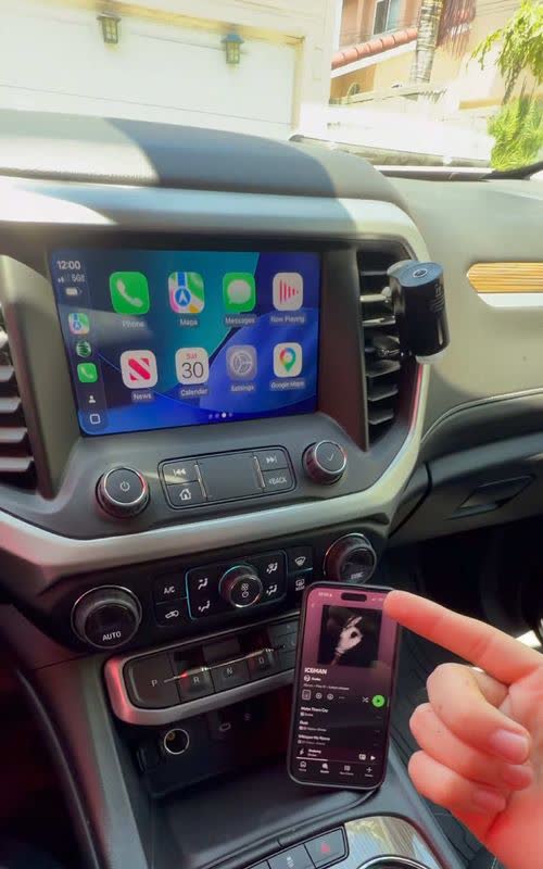 If your car somehow only has wired Carplay, but the tiniest touch to the cord will completely disconnect it, you might just want to switch to one of these before the discount ends. - TikTok hook example