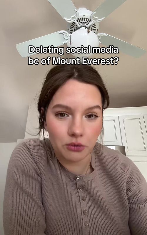 Did you hear when that guy said that he deleted social media because he saw the top of Mount Everest? - TikTok hook example