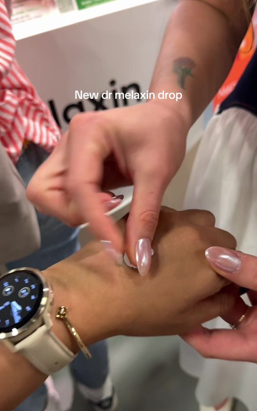 New dr melaxin drop - TikTok hook example