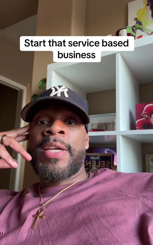 Start that small business, start that small service based business. - TikTok hook example