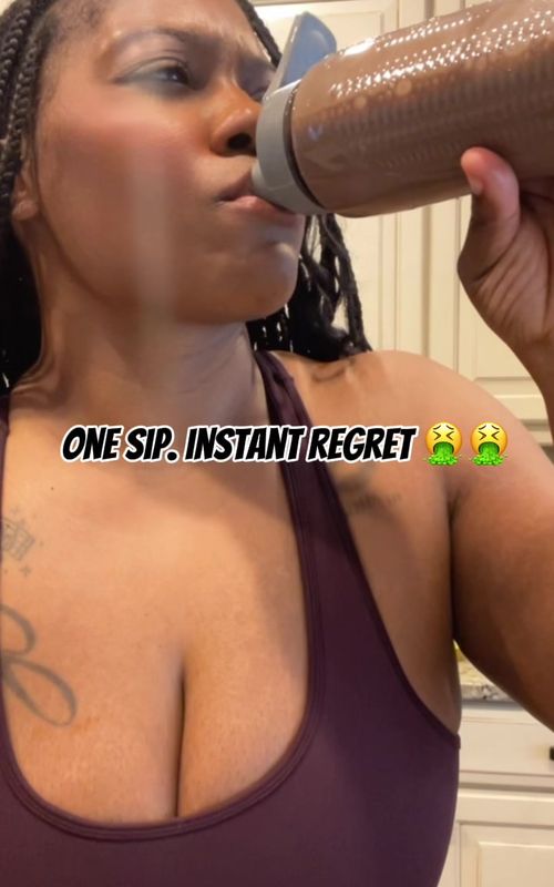 ONE SIP. INSTANT REGRET - TikTok hook example