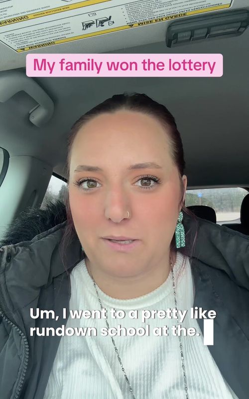 My family won the lottery when I was younger and this is the story. - TikTok hook example