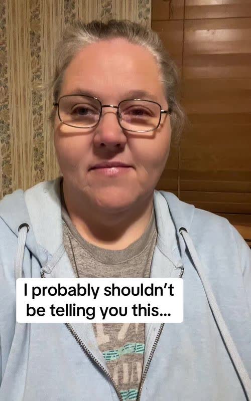 I probably shouldn't be telling you this... - TikTok hook example