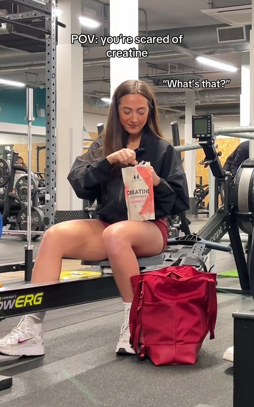 POV: you're scared of creatine - TikTok hook example