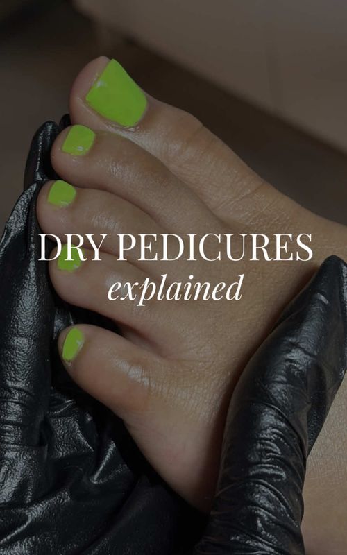 Let's talk about my dry pedicures. I recently made the switch from doing traditional soaking pedicures to doing dry pedicures. - TikTok hook example